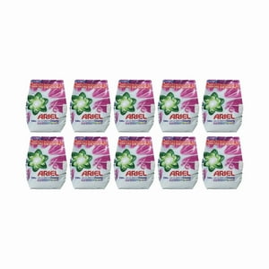 Pack 10 Unidades Detergentes En Polvo Ariel Downy 400Gr