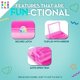 thumbnail image 5 of Organizador de maquillaje Caboodles On-The-Go Girl White Opal, 5 of 7