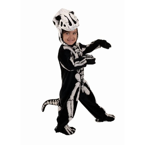 Disfraz UNDERWRAPS Skeleton Fossil de T-rex para niños pequeños, de 6 a 12 m