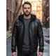 thumbnail image 1 of Chaqueta de Cuero Genuino Caballeros Hombre Moda Masculina, 1 of 3