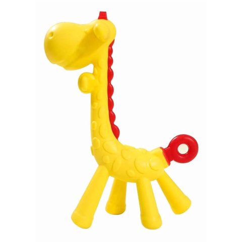 Genérico - Set 2 Mordedor Forma Jirafa Rasca Encías Bebé Suave Jhn