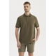 thumbnail image 1 of Polera Hombre Pique Wafle Con Botones Verde Olivo, 1 of 4