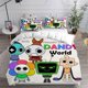 thumbnail image 1 of v2639 Bed Sheets Dandy's World Bedding Sets Bed Cover Comforter Duvet Cover Pillow Case - Pieces Sets Kids Adult Bedroom Decor 3-Piece Bedding Set (1 Duvet Cover + 2 Pillow Shams) Bed Sheets ju2639, 1 of 5