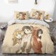 thumbnail image 1 of Invad-e on Tit-an Ere-n Le-i Anime -Soft 3D P-rint-d Duvet- Cover Bedd-ing Set with Comfort-er Cover, 1 of 5