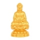 thumbnail image 5 of Estatuas De Buda Escultura Estatuilla En Miniatura Tablero De Instrumentos De Coche Decoración Para Salón De Té Oro, 5 of 5