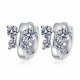 thumbnail image 1 of Aretes de Aro de Moissanita de 1.6cttw Color D Claridad VVS1 Aretes de Diamante Aretes de Moissanita de Plata Esterlina 925 para Mujer con Certificado, 1 of 8