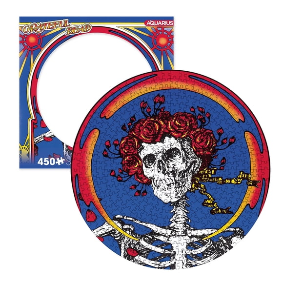Rompecabezas AQUARIUS Grateful Dead Skull & Roses 450 piezas