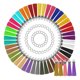 thumbnail image 1 of 50 Uds Llavero Borlas Espacios En Blanco Colgantes De Flecos A Granel Para Manualidades DIY 1,5 Pulgadas, 1 of 5