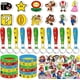 thumbnail image 1 of Set de regalo para cumpleaños de Mario, 86 unidades, de Party Supplies, de PEACHPUNK, 1 of 6