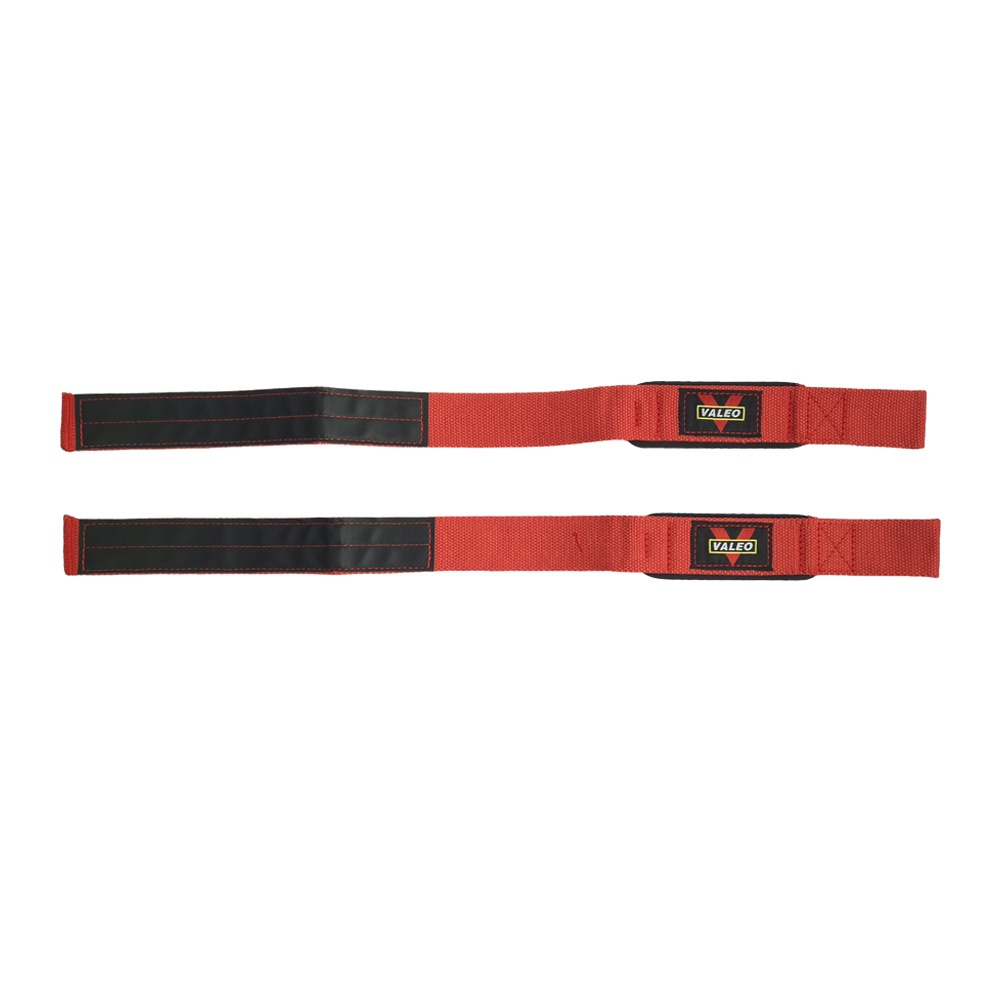 Orcus - Straps Correas De Levantamiento Powerlifting Rojo