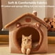 thumbnail image 2 of Cama para Gatos KooTeedd Cueva Acogedora para Gatos con Cojín, 2 of 7