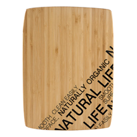Genérico - Tabla De Corte 30X22X1,5Cm Bamboo Natural