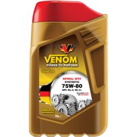 Aceite Para Caja De Cambios 75W-80 Venom Gear Oil Gl4+ 1L