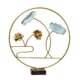thumbnail image 1 of Adorno De Hoja Escultura Artesanía De Pie Adorno De Mesa De Hierro Decoración De Arte StyleD, 1 of 3