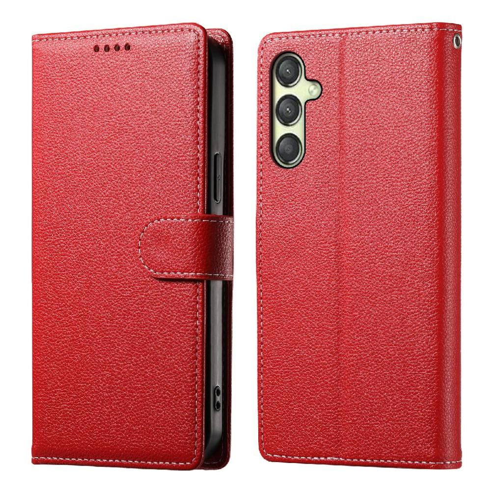 Funda Para Foxdock Samsung Galaxy A25 5g– Cuero Premium, 3 Ranuras Para Tarjetas, Protección Contra Impactos