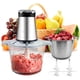 thumbnail image 1 of Procesador de alimentos eléctrico BUMET 800 W con 2 tazones de 12 tazas y temporizador, 1 of 9