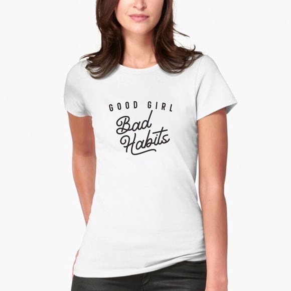 Polera Buena Chica Malos Habitos Good Girl Bad Habits Mujer