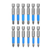 Magideal - De Puntas De Destornillador Antideslizantes, Extractor De Tornillos De Aleación, Vástago Hexagonal De 1/4, De Puntas De , 12 Piezas 635 Mm X 50 Mm