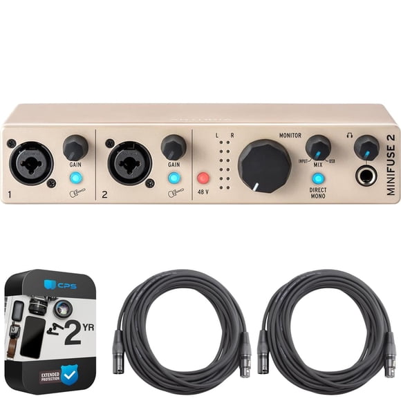 Interfaz de Audio Arturia MiniFuse 2 USB-C Champagne