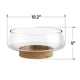 thumbnail image 2 of Juego de ensaladeras KITEISCAT de cristal extra grande con madera de acacia, 2 of 7