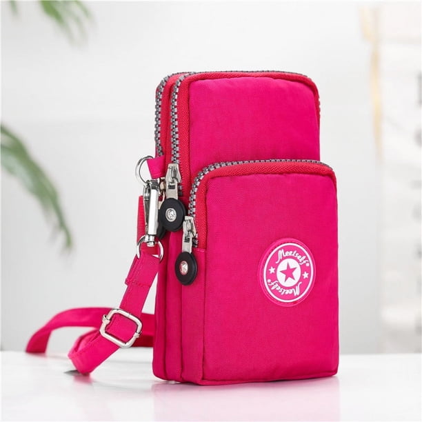 Sports Armband Phone Bag, Outdoor Travel Crossbody Bag, Women's Mini Multi Pocket Purse (6.69*3.54*2.36) Inch