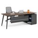 thumbnail image 2 of Centro de Trabajo Ejecutivo en L 200x160 cms con Mueble Lateral y Faldón - color Java (gris), 2 of 2