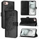 thumbnail image 5 of Funda Cartera Mariposa Para Iphone 16e Con Soporte Y Ranuras Para Tarjetas Negro, 5 of 5