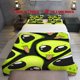 thumbnail image 1 of 3pcs Alien Pattern Print Bedding Set Duvet Cover and Pillowcases, 1 of 5