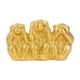 thumbnail image 4 of Escultura De Monos, Resina Decorativa Hecha A Mano Para El Hogar, Mesa, Regalo Memorable, Dorado, 4 of 5