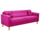 thumbnail image 2 of Sofa New Retro 3CG Felpa 01 Fucsia, 2 of 6