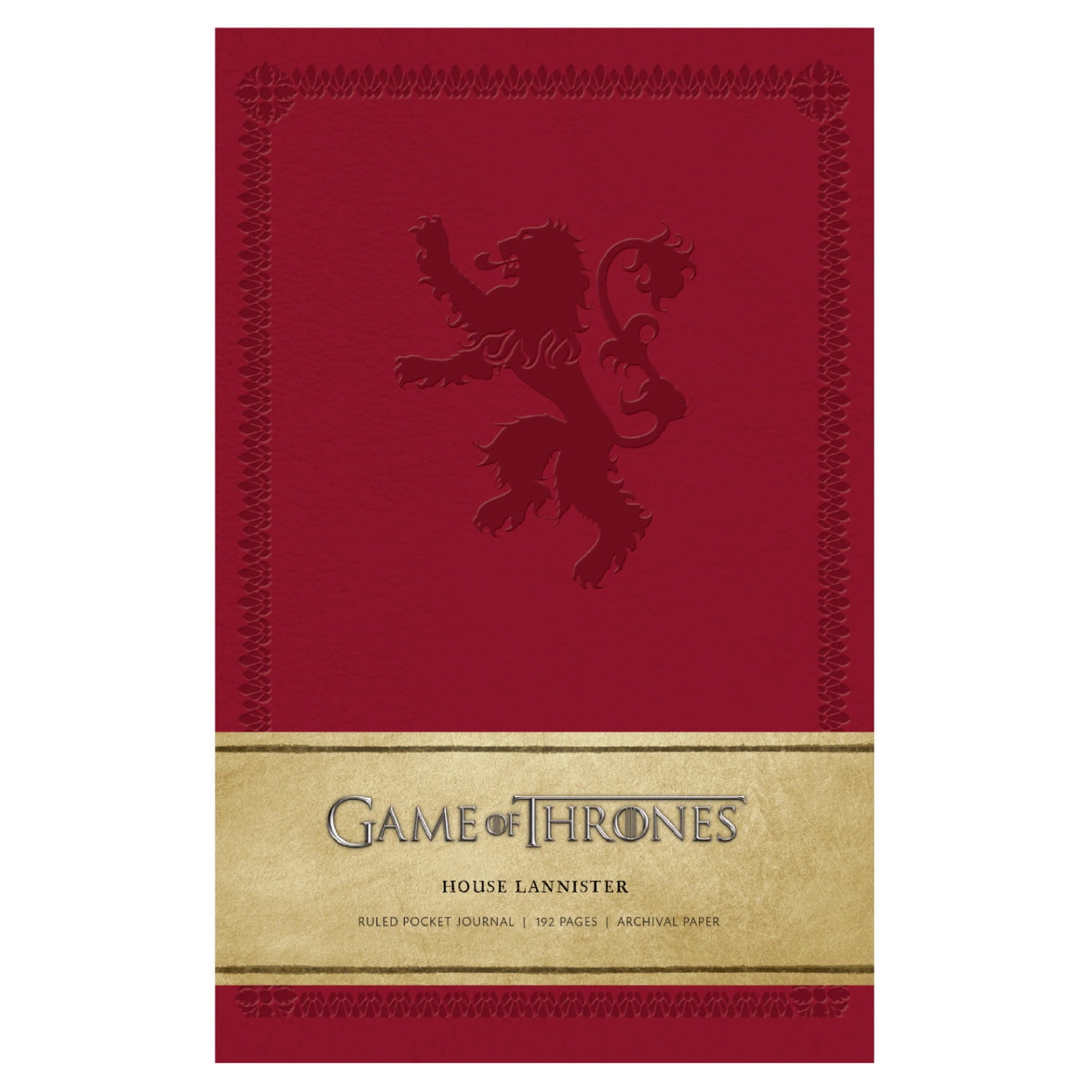 Insight - Libreta Game Of Thrones: House Lannister Lujo Tapa Dura Bolsillo