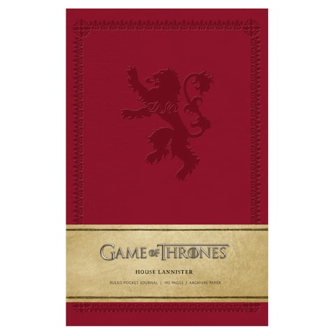 Insight - Libreta Game Of Thrones: House Lannister Lujo Tapa Dura Bolsillo