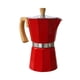 thumbnail image 3 of Cafetera Moka Thor Moka Milano de 9 tazas Rojo, 3 of 9