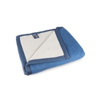 El Castillo - Frazada 90% Lana, 10% Acrílico Azul 2 Plazas