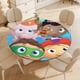 thumbnail image 4 of Super Why-theme Fitted Round Tablecloths Elastic Edged Table Covers Waterproof Table Cloth for Kitchen Holiday Party Tables Decor 150cm, 4 of 6