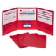 thumbnail image 1 of Poly Portfolio C-Line con 3 bolsillos, tres pliegues, rojo (33944-24) x24, 1 of 3