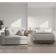 thumbnail image 2 of Sofá Cama Elite 2 Plazas con Portavasos y Baúl Lateral | Gris Claro | Camila Home, 2 of 6
