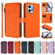 thumbnail image 3 of Funda Cartera Mariposa para [Xiaomi Redmi Note 12 4G] con Soporte y Cremallera Naranja, 3 of 6