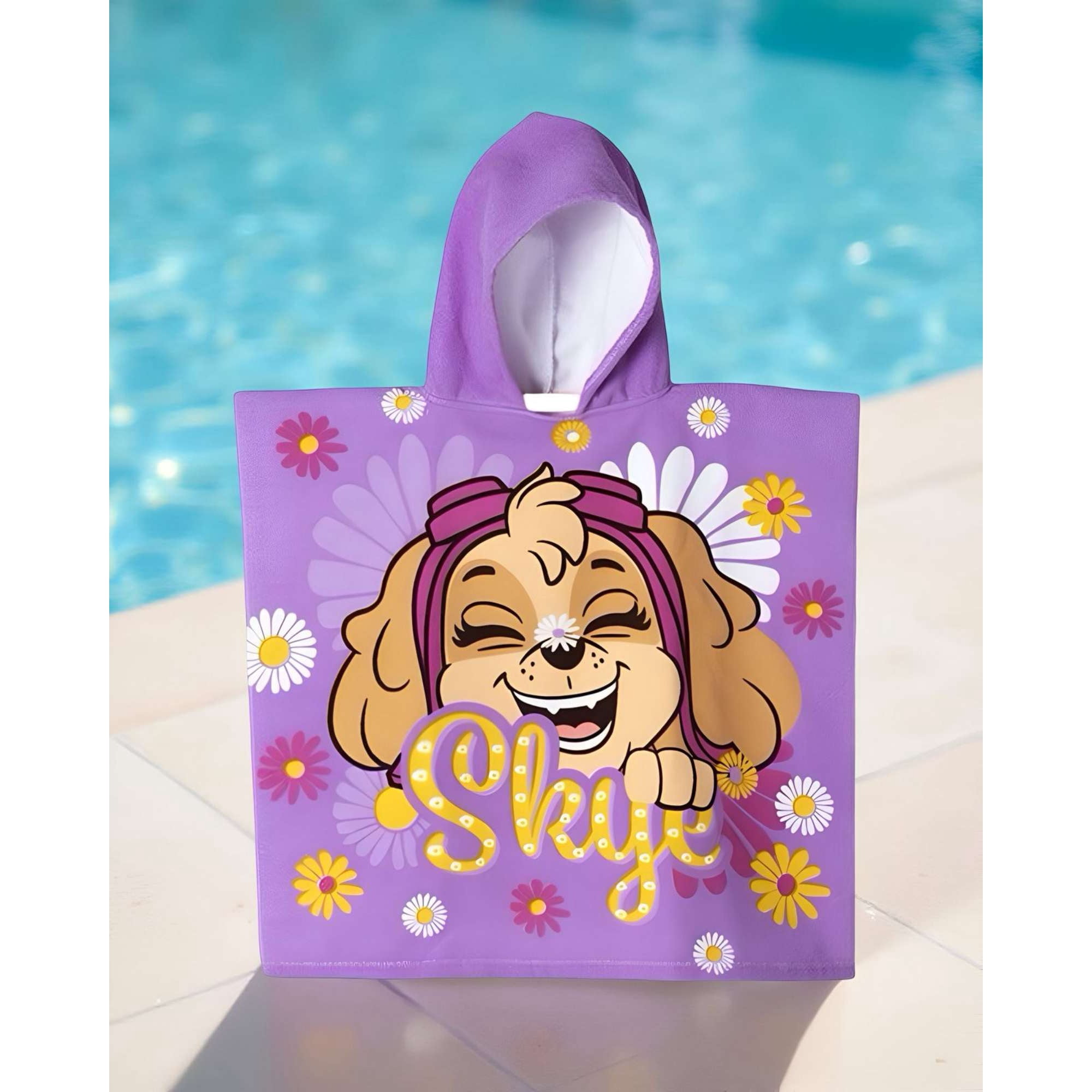 Mashini - Toalla Capucha Playa O Piscina Niño Niña Skye