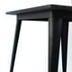 thumbnail image 5 of Mesa Tolix Cubierta De Madera Patas Negras 80X80X75Cm, 5 of 5