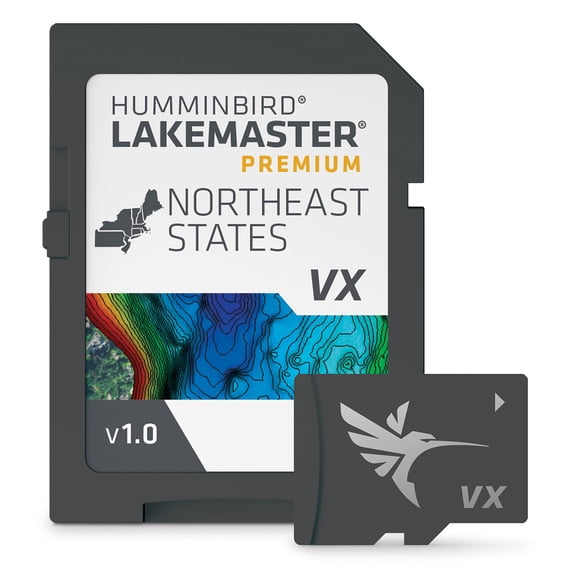 Tarjeta SD Humminbird LakeMaster Premium Northeast V1 Map