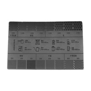 Bothyi - Regla Para Medir La Molienda De Café, Accesorio Para Medir La Molienda De Granos De Café, Tarjeta De Bar Negra