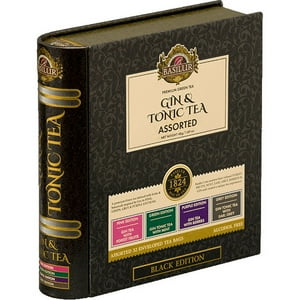 Te Verde Negro Surtido Basilur Libro Gintonic Negro 32 Bolsas