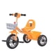 thumbnail image 1 of Triciclo Infantil Bici Musical Con Canasto y Respaldo Naranjo, 1 of 7