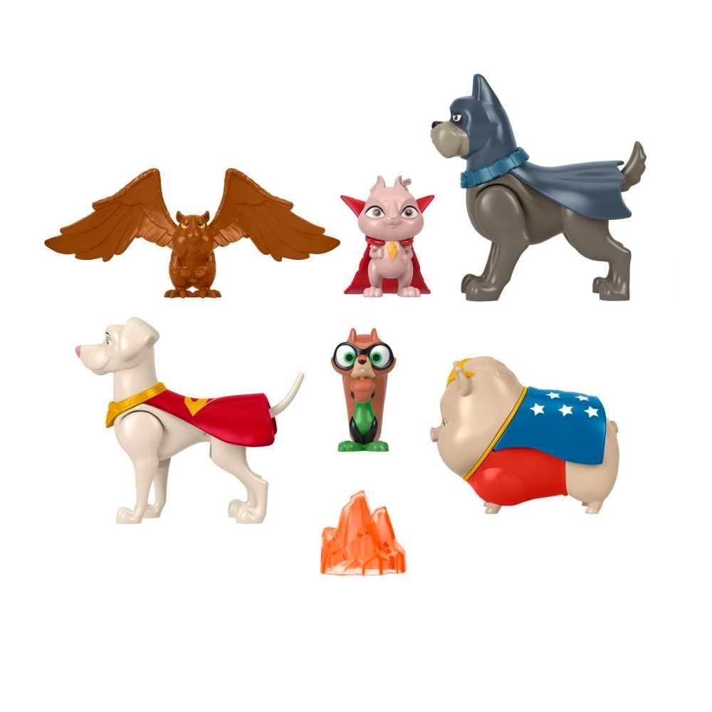 Juguete Para Bebés Fisher Price Dc League Of Super Pets Figuras De Acción Multipack