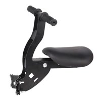 Ioensy - Asientos De Bicicleta Para Niños Montados En La Parte Delantera Cómodos Para Bicicletas Plegables Negro