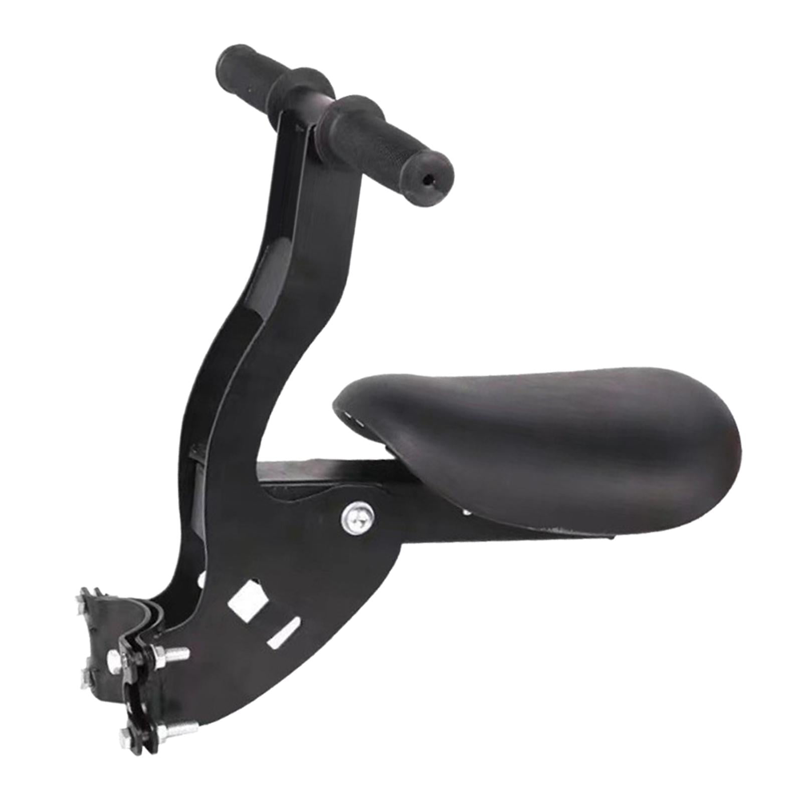 Ioensy - Asientos De Bicicleta Para Niños Montados En La Parte Delantera Cómodos Para Bicicletas Plegables Negro