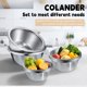 thumbnail image 3 of Colador y Cuenco Gulex 4 L Acero Inoxidable – Set de 2 piezas, 3 of 6