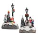 thumbnail image 4 of Figuras De Escena De Navidad De 2 Piezas Iluminadas Para Decoración De árbol De Navidad Y Mu?eco De Nieve, 4 of 5