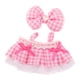 thumbnail image 1 of 2x Vestido Y Horquilla Para Muñecas De 15-17 Cm, Disfraz Para Vestir Muñecas, Regalos De Cumpleaños, Color Rosa, 1 of 3